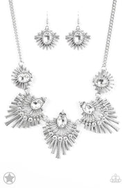 Paparazzi Accessories Miss YOU-niverse - Silver Necklace Set