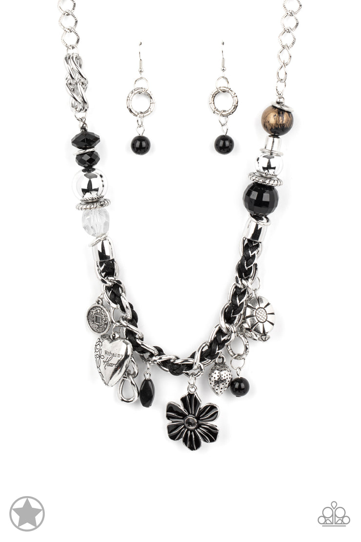Paparazzi Accessories Charmed, I Am Sure - Black Necklace