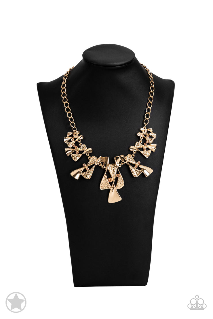 Paparazzi Accessories The Sands of Time - Gold Necklace Set