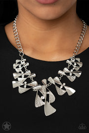 Paparazzi Accessories The Sands of Time - Silver Necklace Set