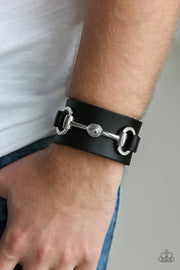 Paparazzi Accessories Biker Band - Black Bracelet