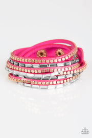 Paparazzi Accessories This Time With Attitude Pink Bracelet