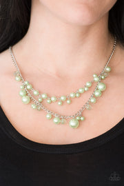Paparazzi Accessories Blissfully Bridesmaid Green Necklace Set