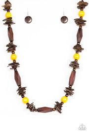 Paparazzi Accessories ~ Cozumel Coast - Yellow Necklace Set