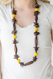 Paparazzi Accessories ~ Cozumel Coast - Yellow Necklace Set