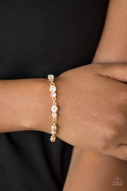 Paparazzi Accessories Twinkle Twinkle Little STARLET Gold Bracelet