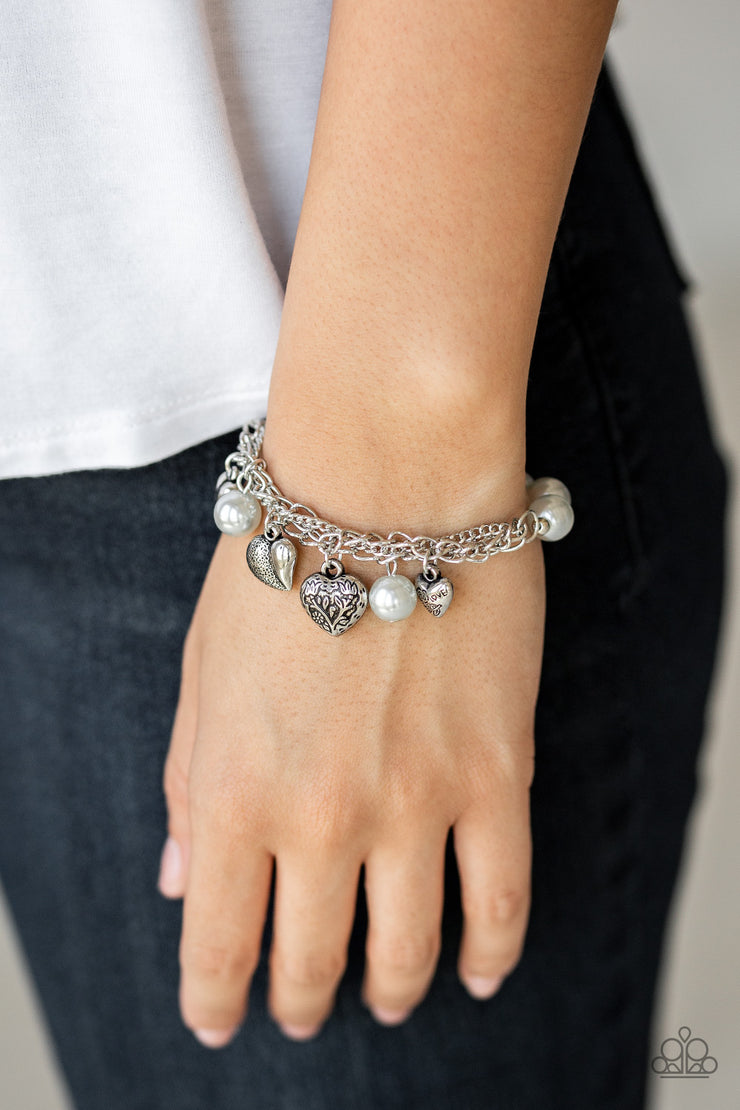 Paparazzi Accessories More Amour - Silver Bracelet