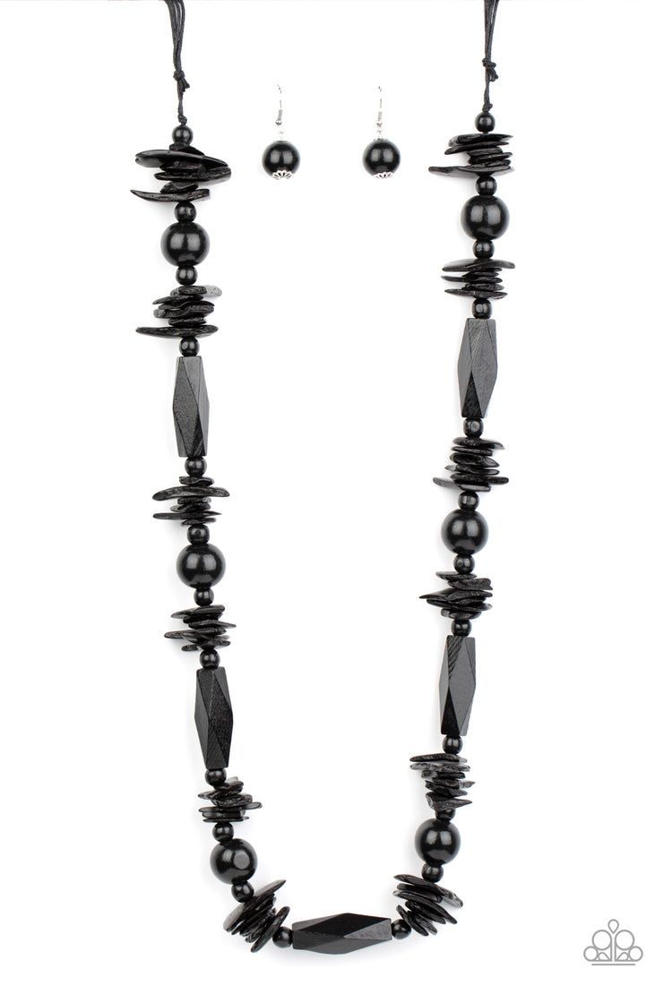 Paparazzi Accessories Cozumel Coast - Black Necklace Set