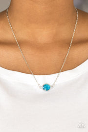 Paparazzi Accessories Fashionably Fantabulous Blue Necklace Set