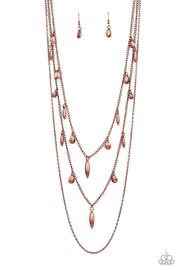 Paparazzi Accessories Bravo Bravado - Copper Necklace
