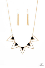 Paparazzi Accessories The Pack Leader Gold Necklace Set