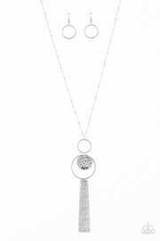 Paparazzi Accessories Faith Makes All Things Possible - Silver Necklace Set
