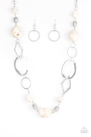 Paparazzi Accessories Thats TERRA-ific! - White Necklace Set