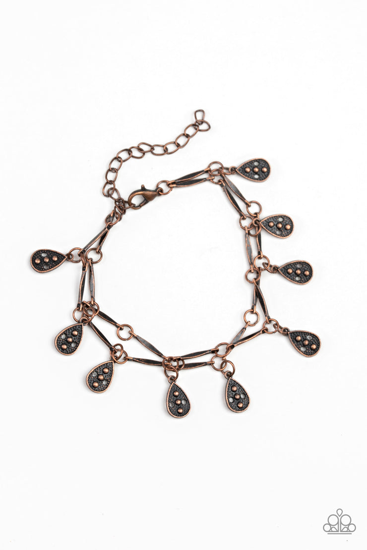 Paparazzi Accessories Gypsy Glee - Copper Bracelet