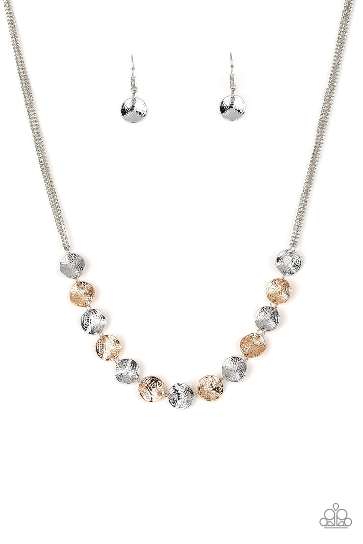 Paparazzi Accessories Simple Sheen Silver Necklace Set