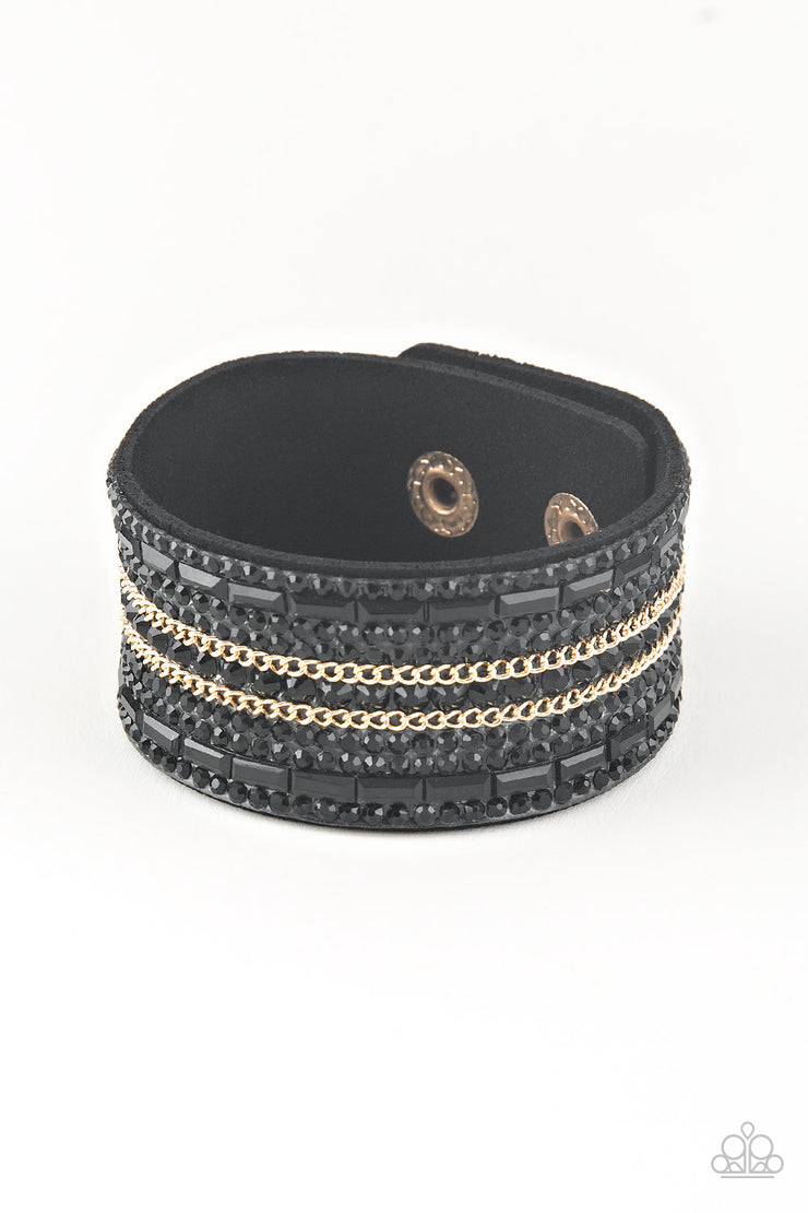Paparazzi Accessories Rebel Radiance - Black Bracelet