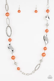 Paparazzi Accessories All About Me - Orange Necklace