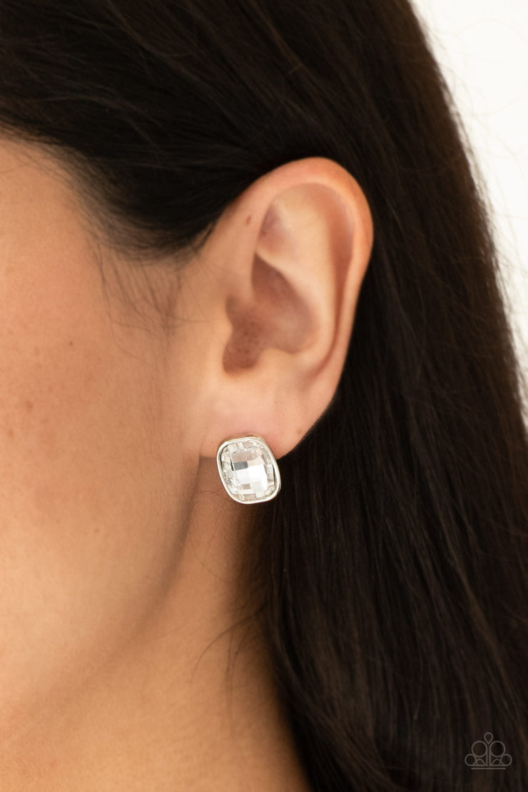 Paparazzi Accessories Incredibly Iconic White Earrings