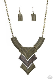 Paparazzi Accessories Fiercely Pharaoh Multi Necklace Set