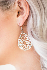 Paparazzi Accessories Casually Coachella White Earrings