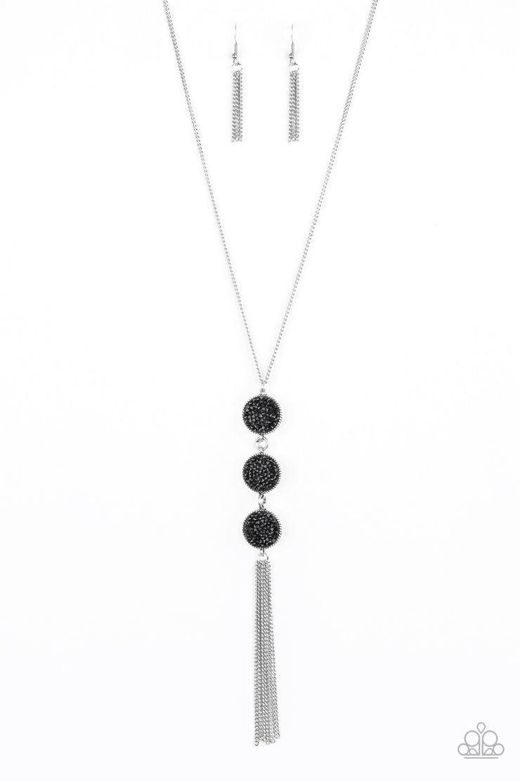 Paparazzi Accessories Triple Shimmer Black Necklace Set