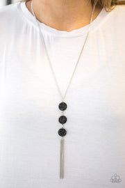 Paparazzi Accessories Triple Shimmer Black Necklace Set