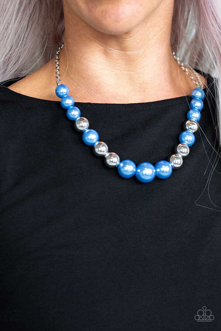 Paparazzi Accessories Take Note Blue Necklace Set