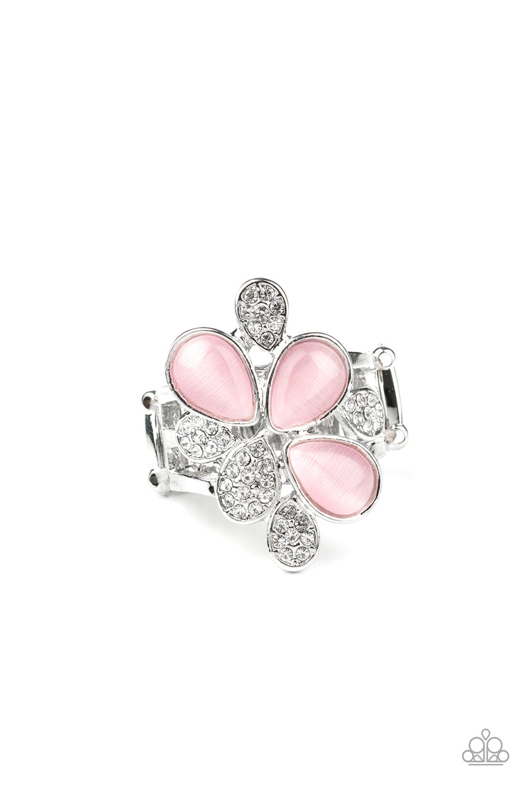 Paparazzi Accessories Diamond Daisies Pink Ring
