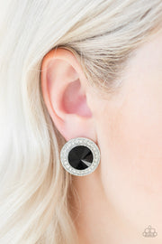 Paparazzi Accessories What Should I BLING? - Black Earrings