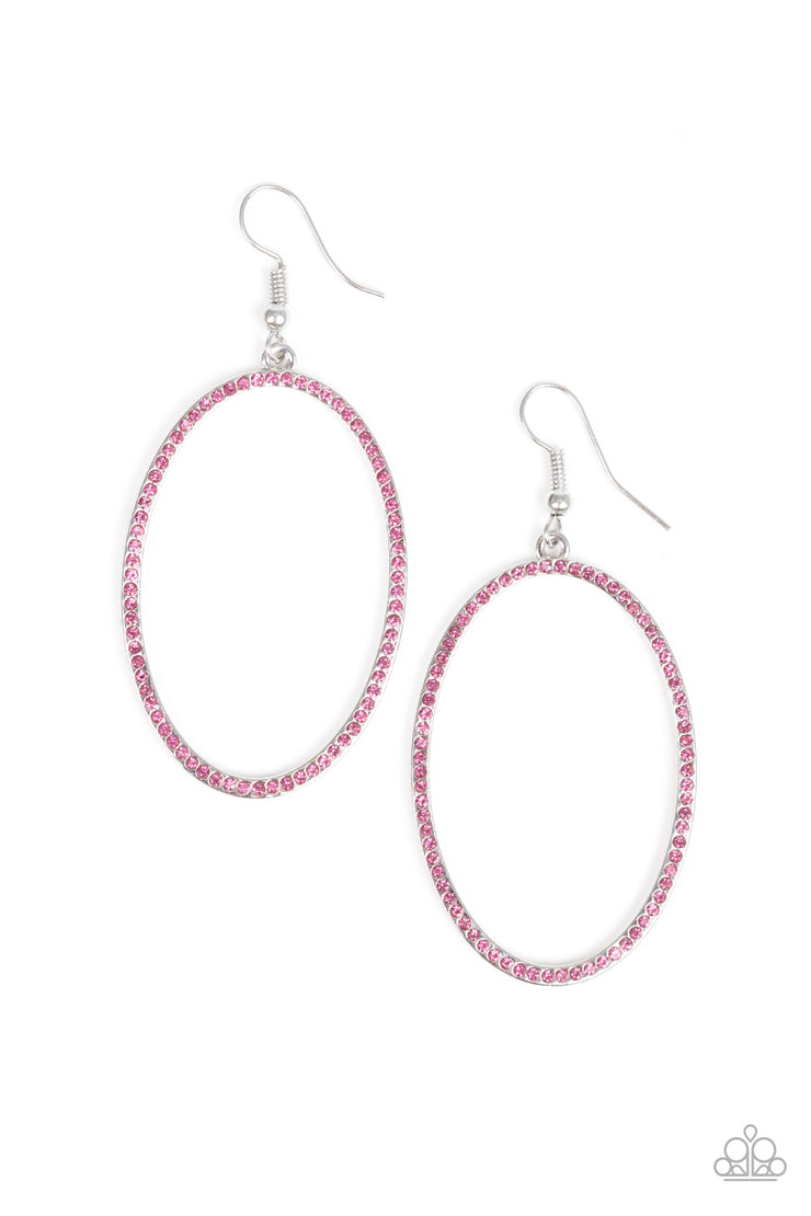 Paparazzi Accessories Dazzle On Demand - Pink Earrings