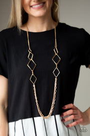 Paparazzi Accessories Fashion Fave Gold Necklace Set