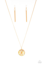 Paparazzi Accessories Dauntless Diva Gold Necklace Set
