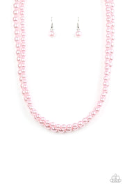 Paparazzi Accessories Woman Of The Century Pink Necklace Set