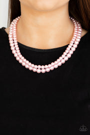 Paparazzi Accessories Woman Of The Century Pink Necklace Set
