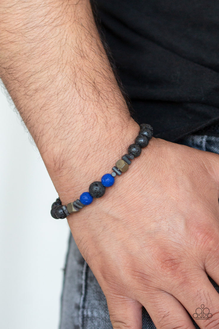 Paparazzi Accessories Empowered - Blue Urban Bracelet