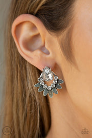 Paparazzi Accessories Crystal Canopy - White Earrings