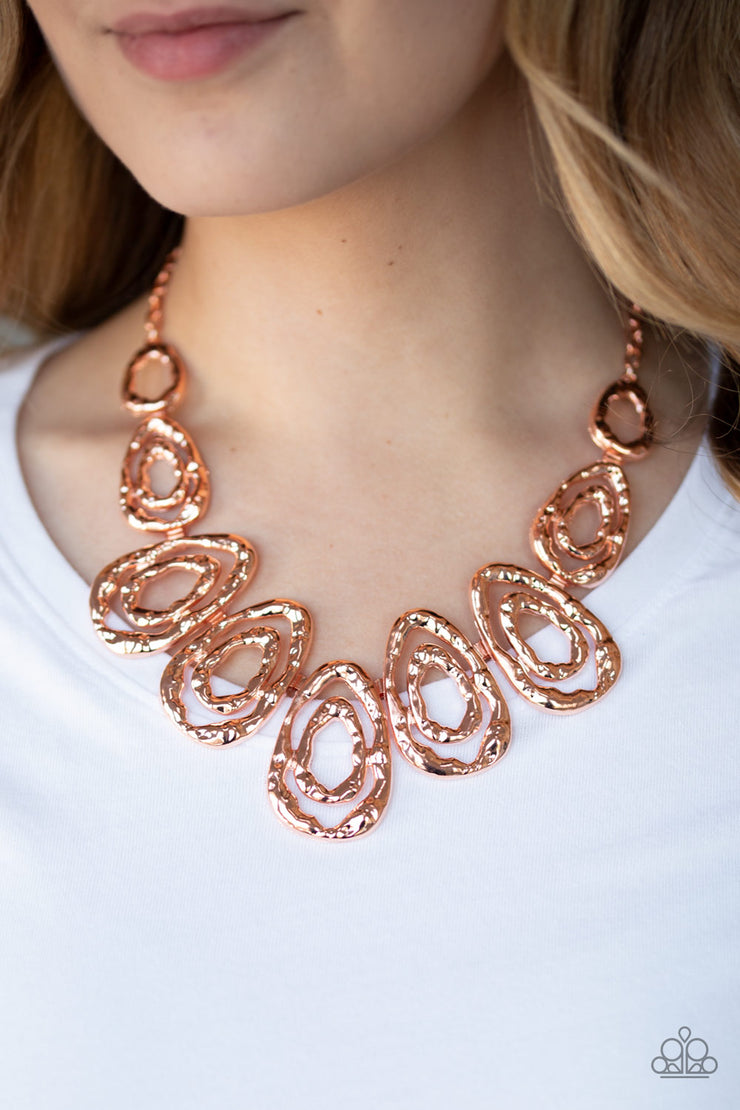 Paparazzi Accessories Terra Couture - Copper Necklace Set