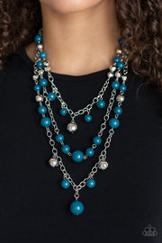 Paparazzi Accessories The Partygoer - Blue Necklace Set