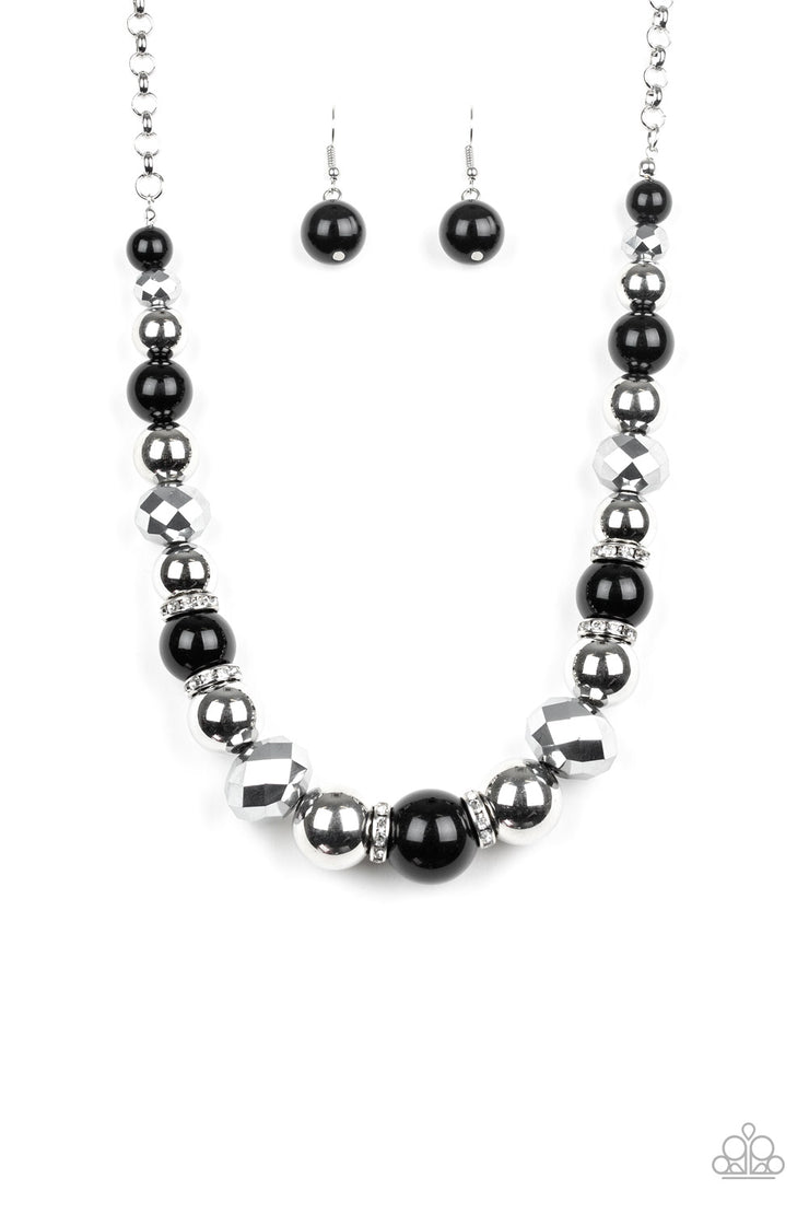 Paparazzi Accessories Weekend Party - Black Necklace Set