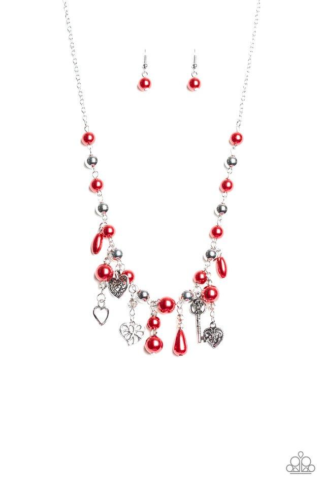 Paparazzi Accessories Renaissance Romance Red Necklace Set