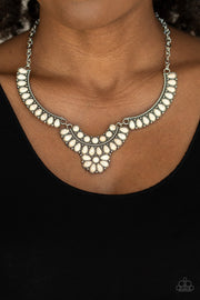 Paparazzi Accessories Omega Oasis White Necklace Set