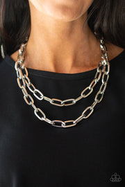 Paparazzi Accessories Make CHAINge Silver Necklace Set