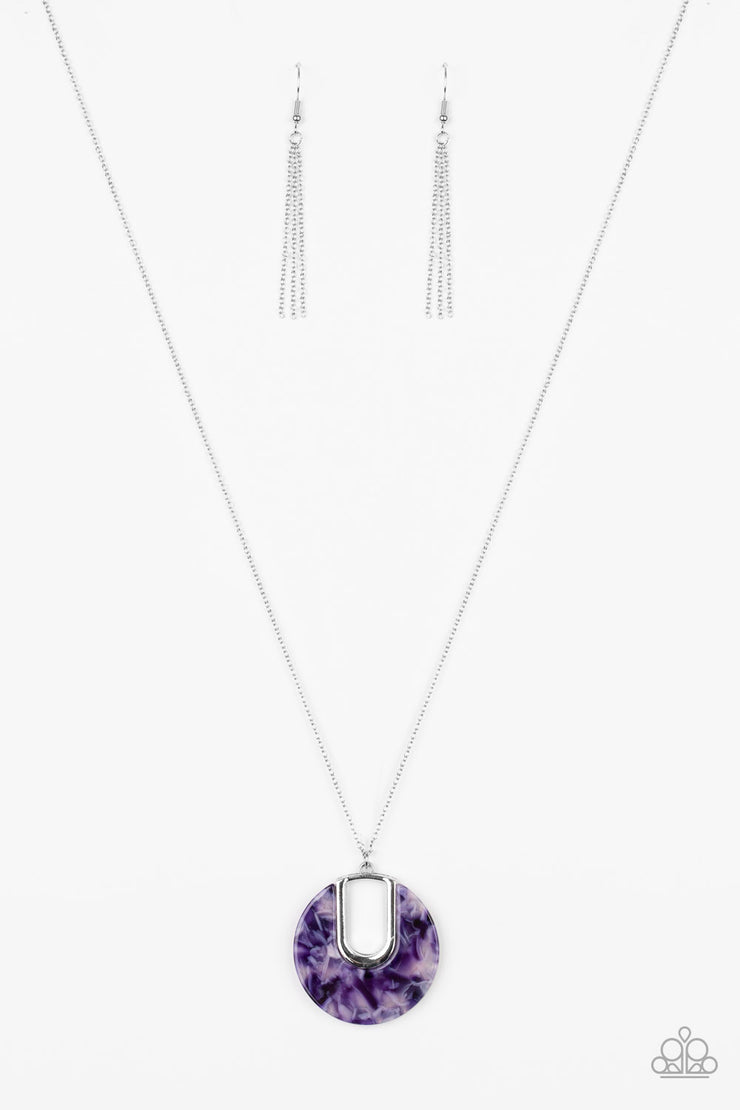 Paparazzi Accessories Setting The Fashion Purple Necklace Set