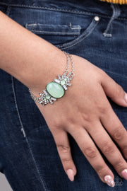 Paparazzi Accessories Brilliantly Boho Green Bracelet