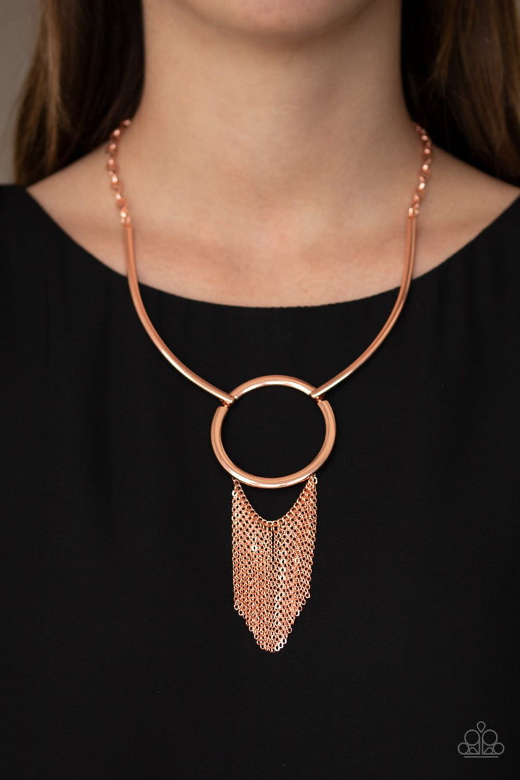 Paparazzi Accessories Pharaoh Paradise - Copper Necklace Set