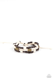 Paparazzi Accessories Really Rugged - Brown Urban Bracelet