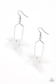 Paparazzi Accessories Extra Ethereal - White Earrings