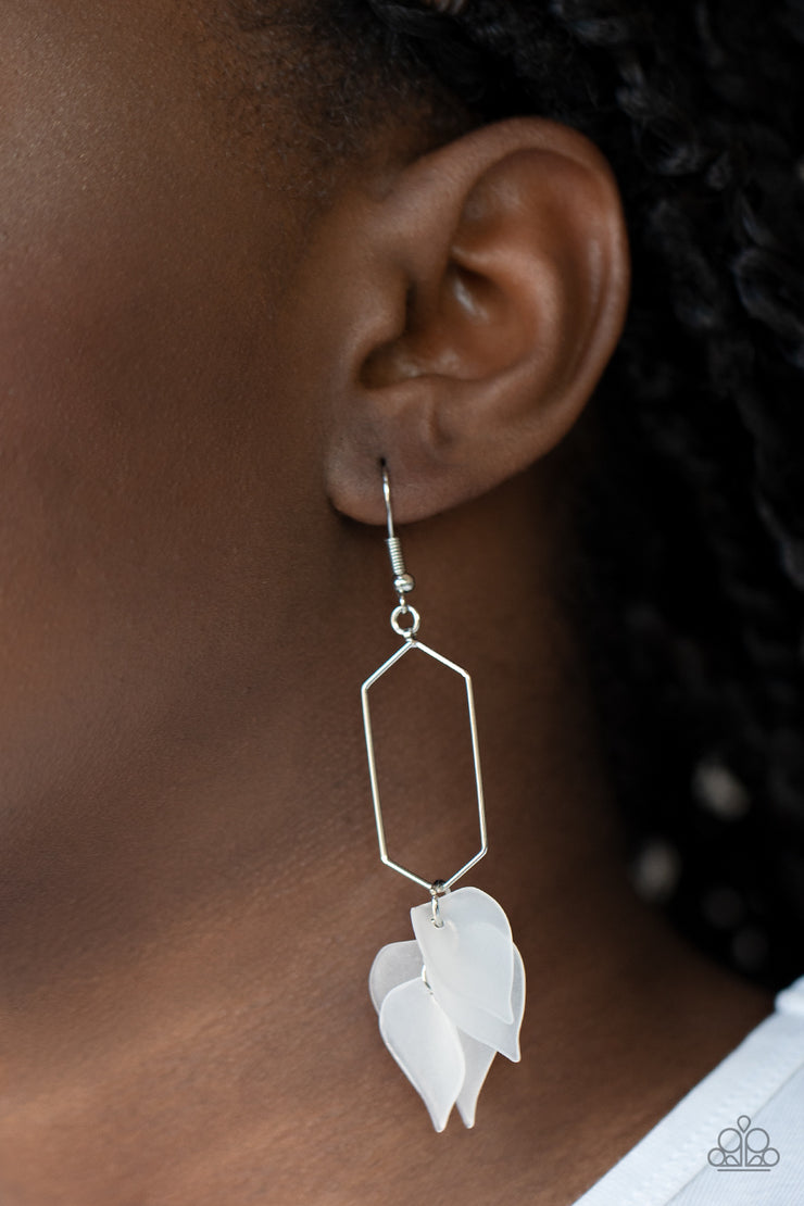 Paparazzi Accessories Extra Ethereal - White Earrings