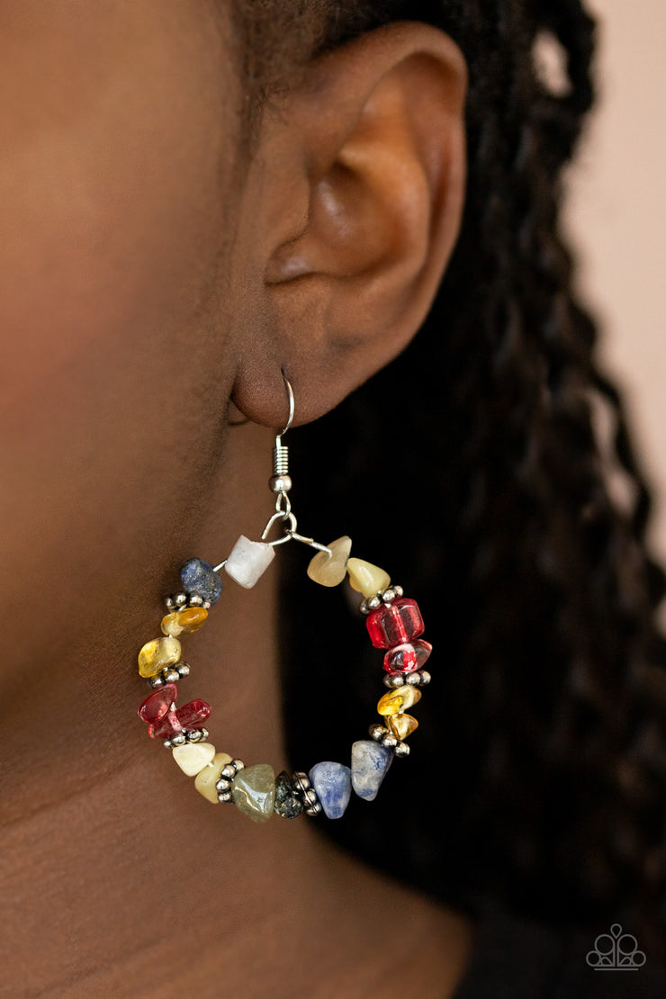 Paparazzi Accessories Going for Grounded - Multi Earrings