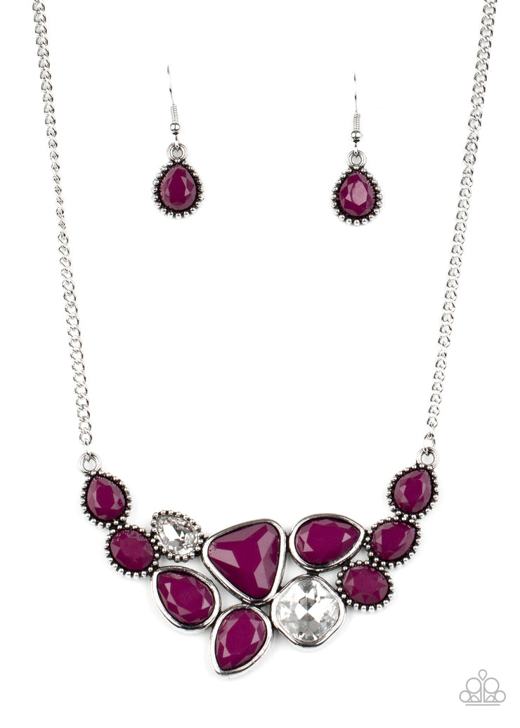 Paparazzi Accessories Breathtaking Brilliance - Purple Necklace Set
